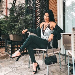 Express Ankle Legging Stretch Mid Rise Distressed Jeans